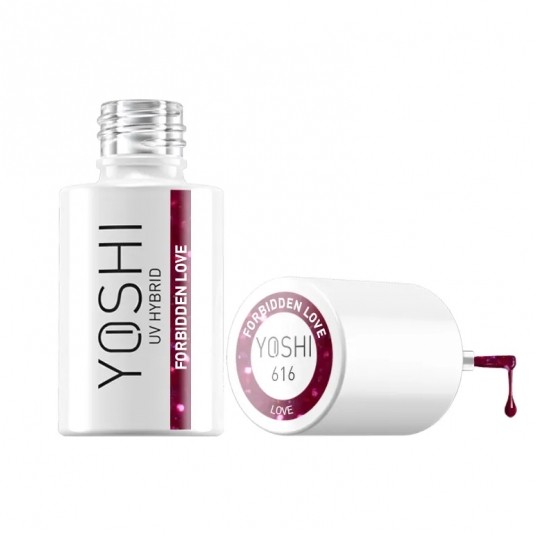 Lakier Hybrydowy YOSHI UV 616 Forbidden Love 6ml -zdjęcie numer 2