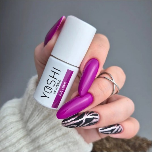 Lakier Hybrydowy YOSHI UV 618 Big Love 6ml -zdjęcie numer 3