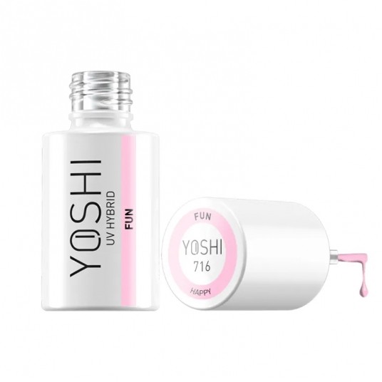 Lakier Hybrydowy YOSHI UV 716 Fun 6ml -zdjęcie numer 2
