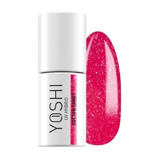 Lakier Hybrydowy YOSHI UV 723 Cotton Candy 6ml -zdjęcie numer 1