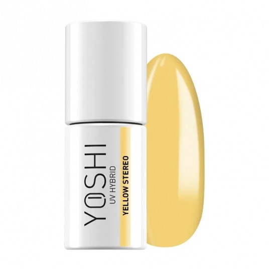 Lakier Hybrydowy YOSHI UV 802 Yellow Stereo 6ml -zdjęcie numer 1