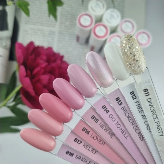 Lakier Hybrydowy YOSHI UV 816 Lover 6ml -zdjęcie numer 3