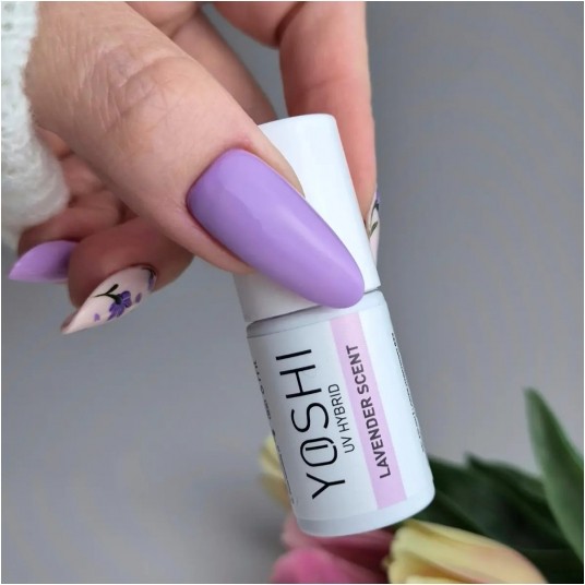 Lakier Hybrydowy YOSHI UV 823 Lavender Scent 6ml -zdjęcie numer 4