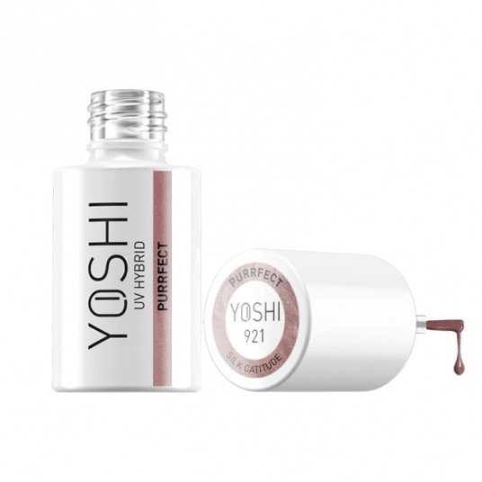 Lakier Hybrydowy YOSHI UV 921 Purrefect 6ml -zdjęcie numer 2