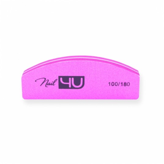 Mini polerka Nail4u candy pink 100/180 20szt -zdjęcie numer 1
