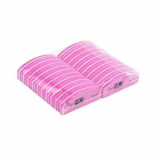 Mini polerka Nail4u candy pink 100/180 20szt -zdjęcie numer 3
