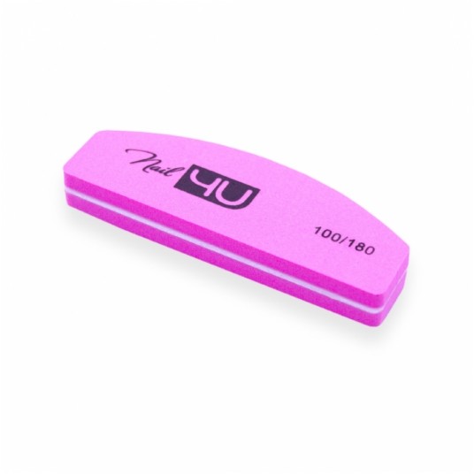 Mini polerka Nail4u candy pink 100/180 20szt -zdjęcie numer 2