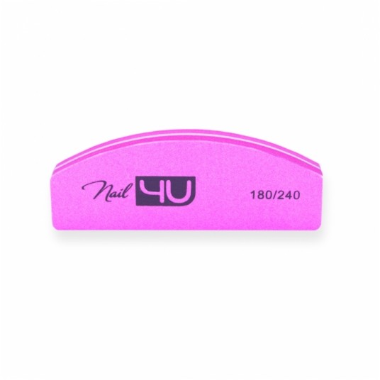 Mini polerka Nail4u candy pink 180/240 20szt -zdjęcie numer 1