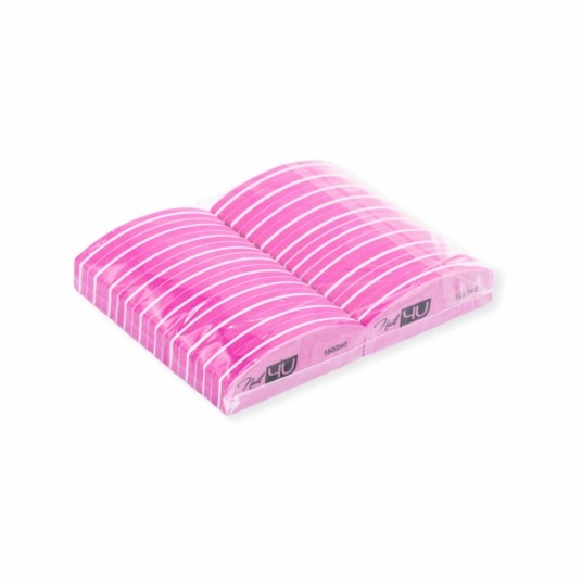 Mini polerka Nail4u candy pink 180/240 20szt -zdjęcie numer 3