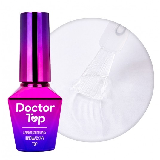 Molly Nails Doctor Top no wipe samoregenerujący clear 10g -zdjęcie numer 1