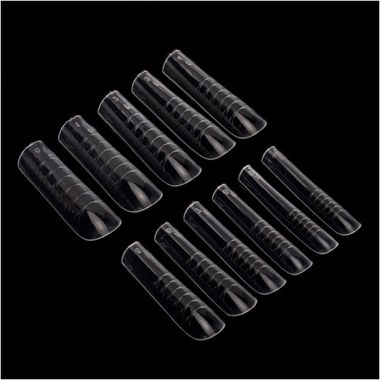 Molly Nails Górne formy dual do budowy z podziałką kwadrat 11 rozmiarów 120szt -zdjęcie numer 3
