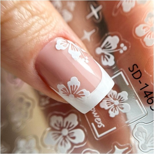 Molly Nails naklejki do paznokci 5D samoprzylepne kwiaty SD-1463 -zdjęcie numer 4