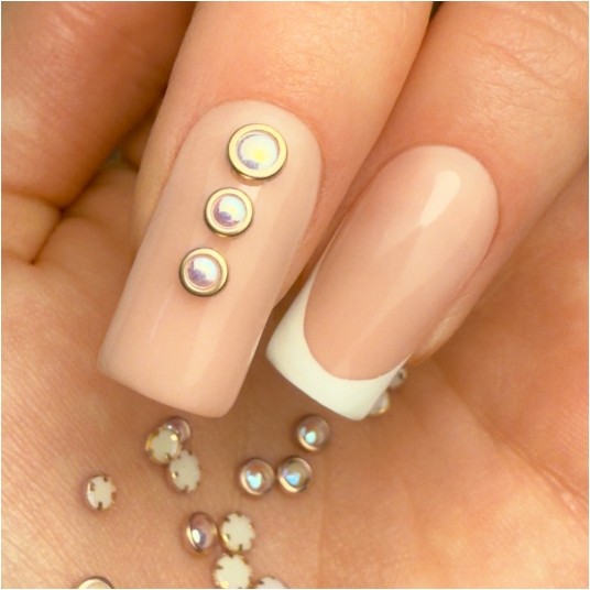 Molly Nails ozdoby do paznokci perły perełki złote ok. 150szt -zdjęcie numer 4