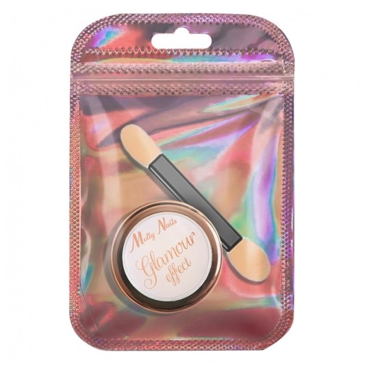 Molly Nails pyłek do paznokci Glamour effect z pacynką nr 1 1g -zdjęcie numer 1