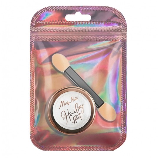 Molly Nails pyłek do paznokci Hailey effect z pacynką 1g -zdjęcie numer 1