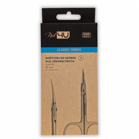 Nail4u Nożyczki do skórek classic dla leworęcznych Rozmiar S - 89mm -zdjęcie numer 4
