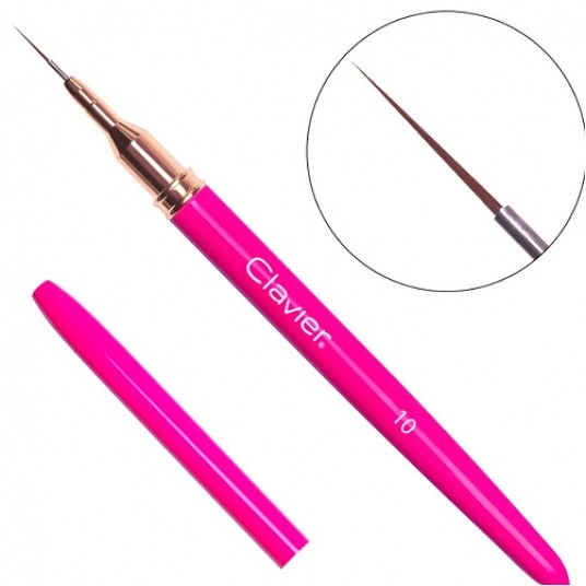 Pędzelek Clavier do zdobień Magenta #03 10mm -zdjęcie numer 1