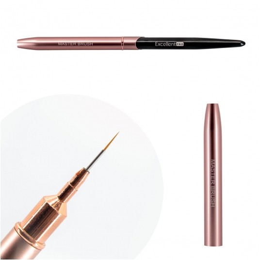 Pędzelek do zdobień Excellent Pro Pink & Black 7mm -zdjęcie numer 1