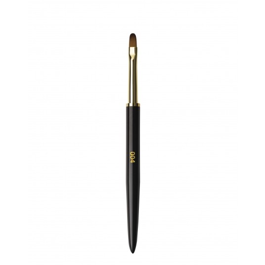 Pędzelek F.O.X Nail Art Brush 004 "Round" Owal płaski / flat oval -zdjęcie numer 2