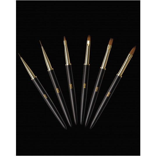 Pędzelek F.O.X Nail Art Brush 005 "Flat" Kwadrat płaski / flat square -zdjęcie numer 4