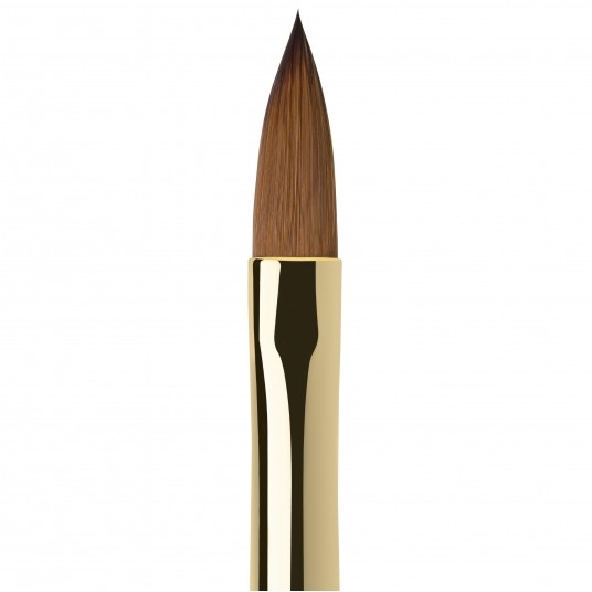 Pędzelek F.O.X Nail Art Brush 006 "Round" Owal duży akrylożelowy / large oval for acrylgel -zdjęcie numer 3