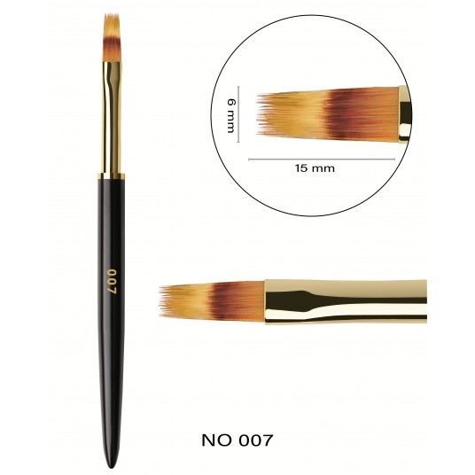 Pędzelek F.O.X Nail Art Brush 007 "Ombre" -zdjęcie numer 1