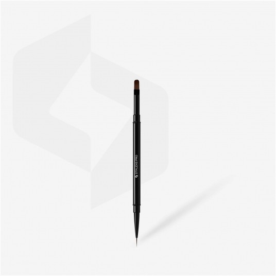 Pędzelek STALEKS dwustronny Liner 10mm do żelu 11mm -zdjęcie numer 2