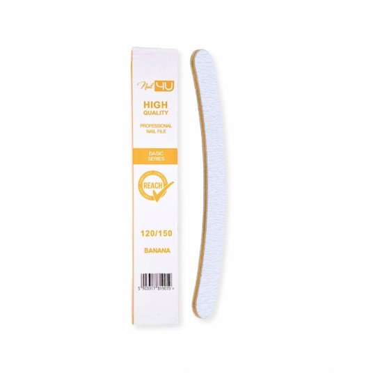 Pilnik Nail4u Basic banan bezpieczny pakiet 120/150 -zdjęcie numer 1