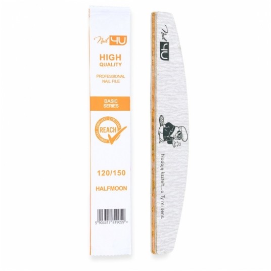 Pilnik Nail4u Basic bóbr łódka bezpieczny pakiet 120/150 -zdjęcie numer 1