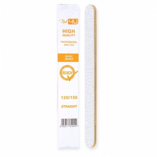 Pilnik Nail4u Basic prosty bezpieczny pakiet 120/150 -zdjęcie numer 1