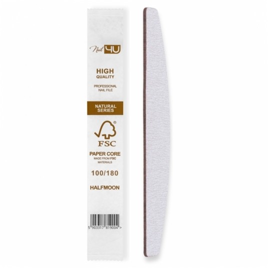 Pilnik Nail4u natural standard łódka bezpieczny pakiet 100/180 -zdjęcie numer 1