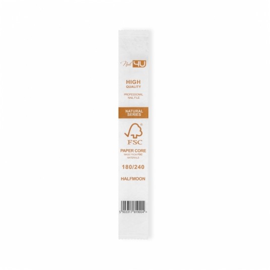 Pilnik Nail4u natural standard łódka bezpieczny pakiet 180/240 -zdjęcie numer 3
