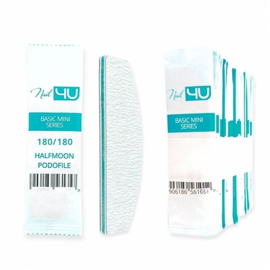 Pilnik Nail4u podofile basic mini łódka bezpieczny pakiet 180/180 -zdjęcie numer 1