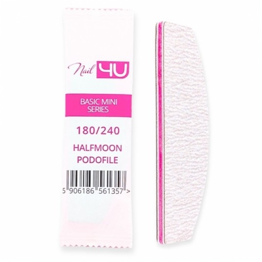 Pilnik Nail4u podofile basic mini łódka bezpieczny pakiet 180/240 -zdjęcie numer 3