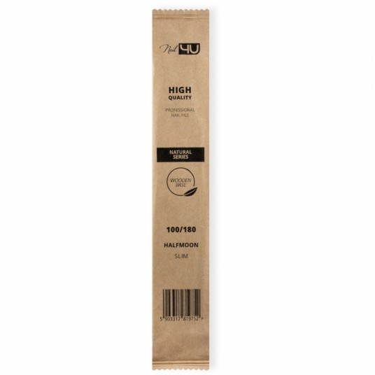 Pilnik Nail4u slim natural łódka bezpieczny pakiet 100/180 -zdjęcie numer 4