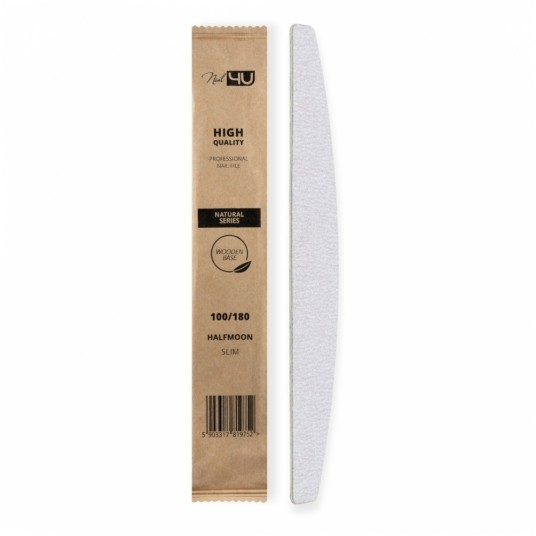 Pilnik Nail4u slim natural łódka bezpieczny pakiet 100/180 -zdjęcie numer 1