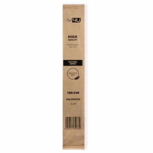 Pilnik Nail4u slim natural łódka bezpieczny pakiet 180/240 -zdjęcie numer 4