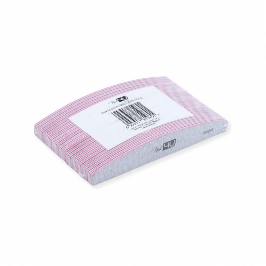 Pilniki Nail4u Basic naked łódka 180/240 25szt -zdjęcie numer 2
