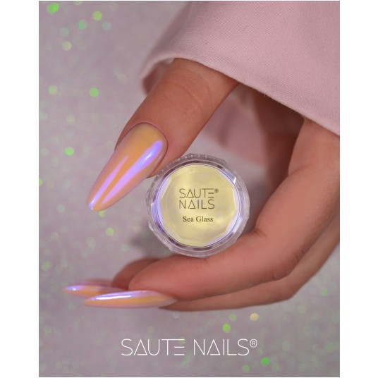 Pyłek Saute Nails Powder Sea Glass 3g -zdjęcie numer 2