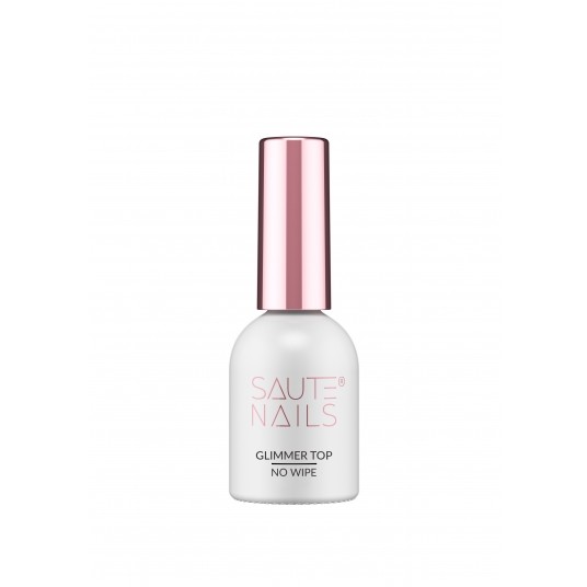 Saute Nails Glimmer Top No Wipe 8ml -zdjęcie numer 1