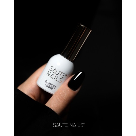 Saute Nails Glossy Top No Wipe 8ml -zdjęcie numer 3