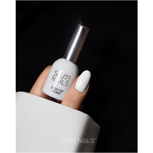 Saute Nails Glossy Top No Wipe 8ml -zdjęcie numer 4