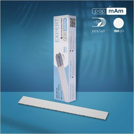 STALEKS EXPERT 22 Pilniki do bazy 180 grit 50szt -zdjęcie numer 1