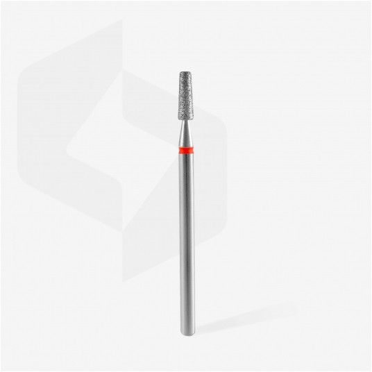 STALEKS Frez diamentowy czerwony ścięty stożek 2,5mm / 8mm -zdjęcie numer 2