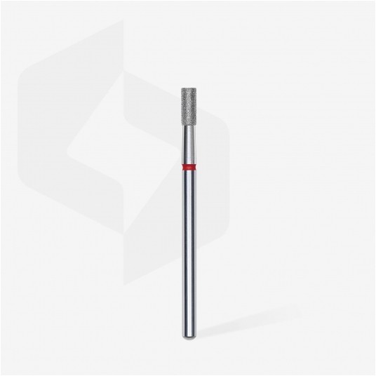 STALEKS Frez diamentowy czerwony walec 2,5mm / 6mm -zdjęcie numer 2