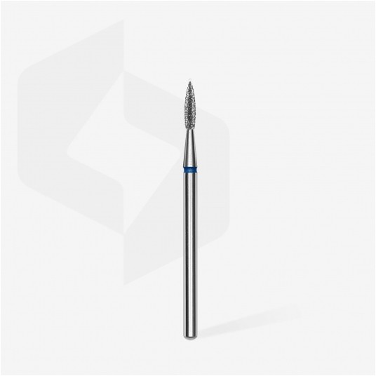 STALEKS Frez diamentowy niebieski płomień ostry 1,8mm / 8mm -zdjęcie numer 2