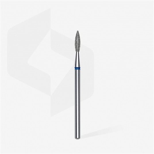 STALEKS Frez diamentowy niebieski płomień ostry 2,1mm / 8mm -zdjęcie numer 2