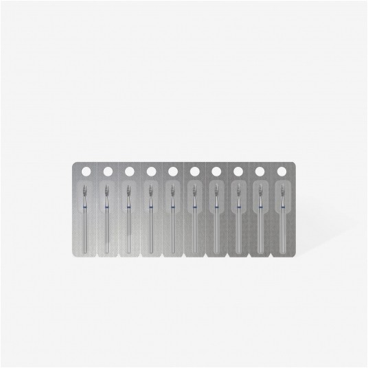 STALEKS Frez diamentowy niebieski płomień ostry 2,3mm / 8mm -zdjęcie numer 3