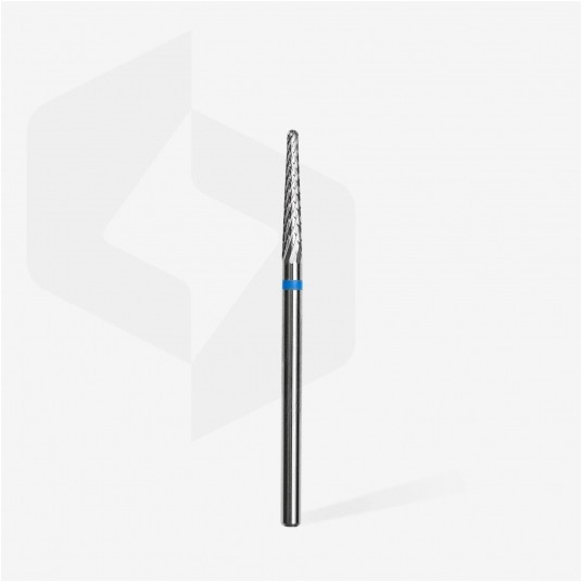 STALEKS Frez z węglika spiekanego niebieski stożek 2,3mm / 14mm -zdjęcie numer 2