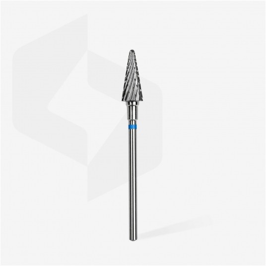 STALEKS Frez z węglika spiekanego niebieski stożek 6mm / 14mm -zdjęcie numer 2